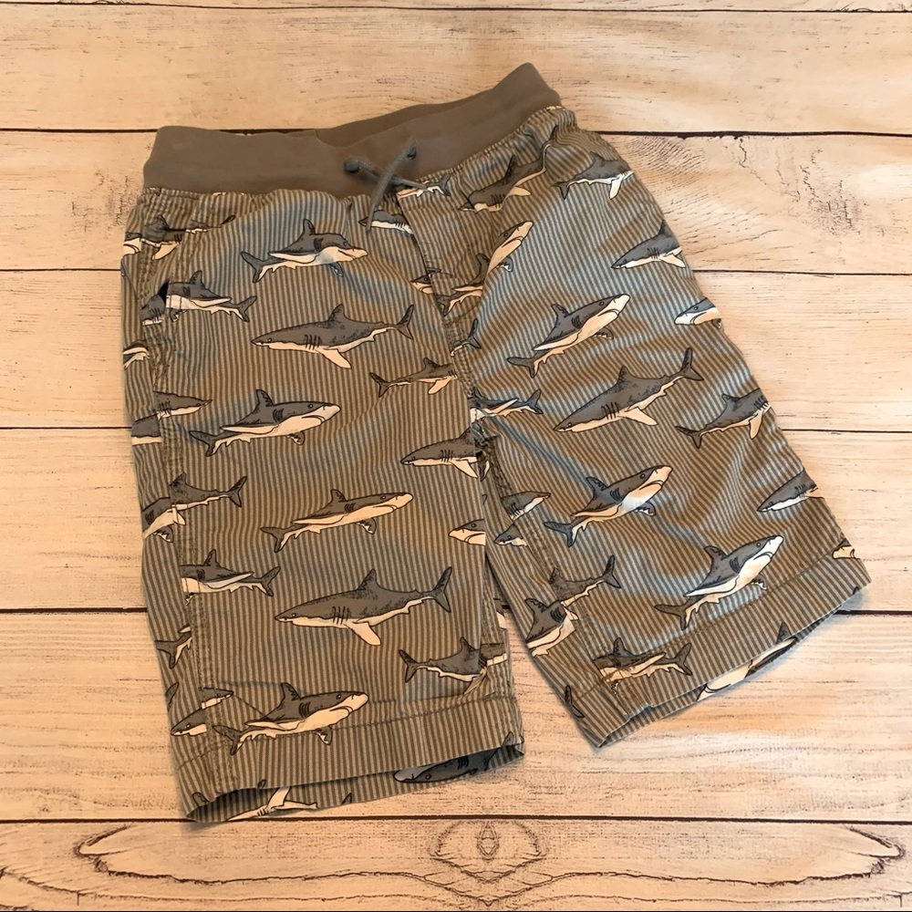 Boys Gap Drawstring Shark Shorts Size Large